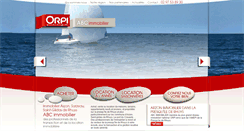 Desktop Screenshot of abcimmoarzon.com